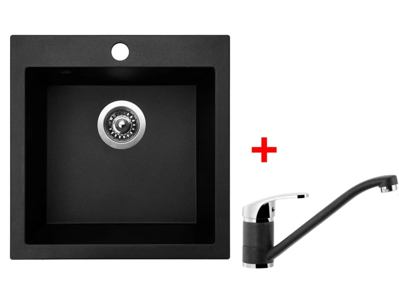 Sinks VIVA 455 Granblack+PRONTO GR