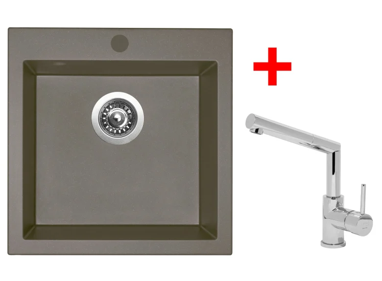 Sinks VIVA 455 Truffle+MIX 350P