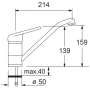Franke FC 9541.071 NOVARA onyx #1