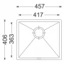 Sinks FRAME 457 Truffle #1